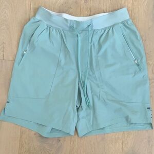 Teal Lululemon License to Train shorts men size small